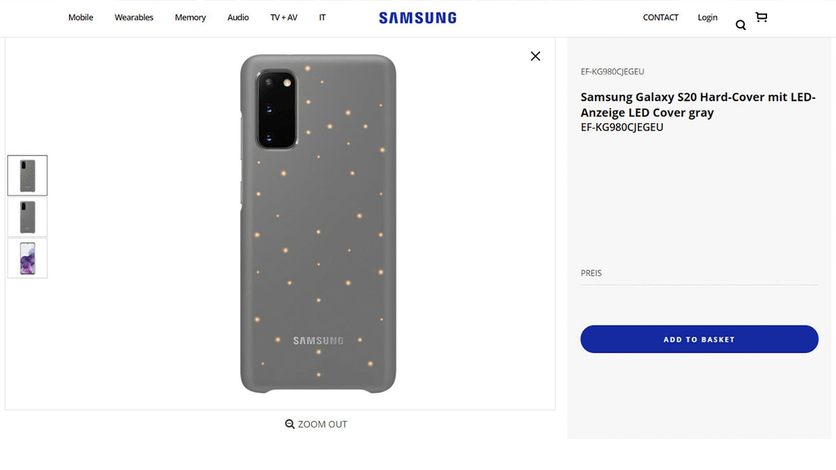 Site oficial da Samsung confirma novo Galaxy S20 (com imagens) – Mundo Smart - mundosmart